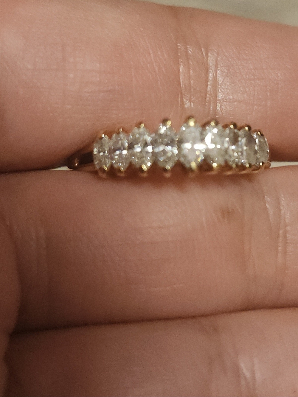 Elegant Diamond Band Ring - Women Jewelry